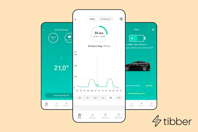 Styr smart din elförbrukning med våra WiFi Ready-produkter och Tibber